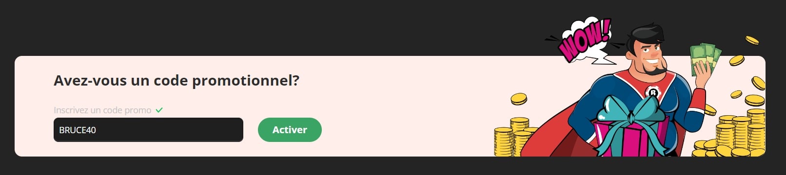 Code Bonus Bruce Bet